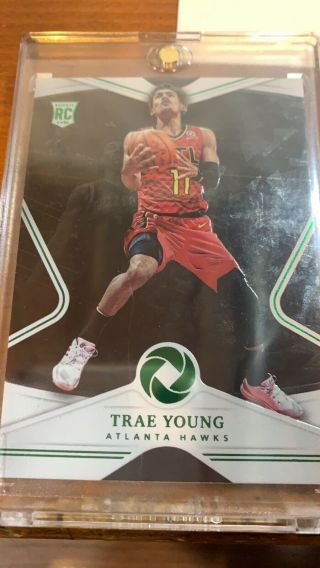2018 - 19 Trae Young Opulence Emerald Rc Ssp 1/5 First Print Rare Non - Auto