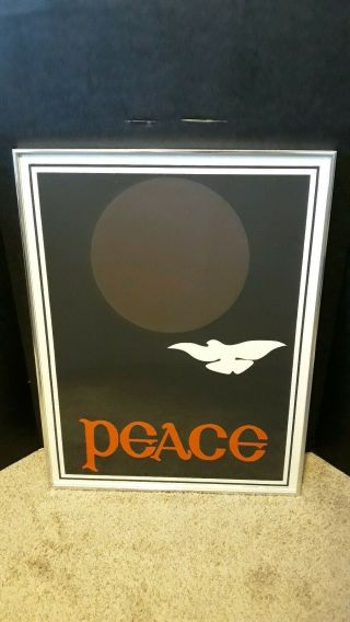 57/10 Rare Thomas W.  Benton Signed Silkscreen " Peace " 1960 