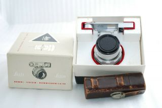" Rare " Leica Leitz Summicron - M 50mm F/2.  0 Dual Range Rigid 3856