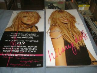 Hilary Duff - Self Titled) - 1 Poster Flat - 2 Sided - 12x24 - Nmint - Rare
