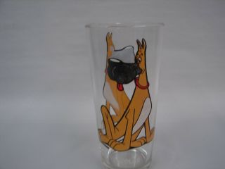 Rare Cuddles Pepsi Collector Series Walter Lantz Glass Dog