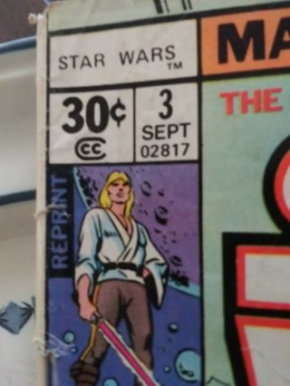 Star Wars 3 (Sep 1977,  Marvel Comic book).  RARE CLASSIC 2