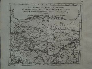 1739 Atlas Jacques PEETERS map HUNGARY - Royaume de Hongrie 2