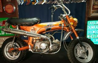Rare 1970 Honda Trail 70 Ct 70 Barn Find Mini Bike 4 Speed Candy Topaz