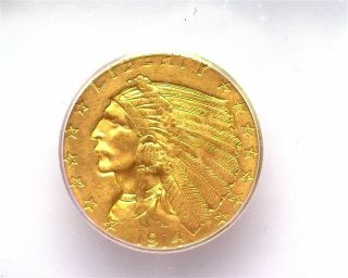1914 Indian Head $2.  5 Gold Quarter Eagle Icg Ms65 Lists For $16,  000 Very Rare