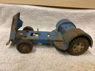 Rare Vintage 1962 Tonka Airport Airline Luggage Tractor Pressed Steel