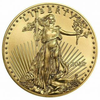 2020 - W American Eagle 1 Oz Gold Uncirculated Coin In Hand 20eh Rare 7000 Limit