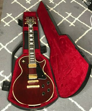 1980 Gibson Les Paul Custom Wine Red - All W/ Ohsc - Rarely