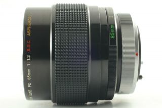 Rare 【Mint】 Canon FD 85mm f1.  2 SSC S.  S.  C.  Aspherical Asph Lens from JAPAN 5
