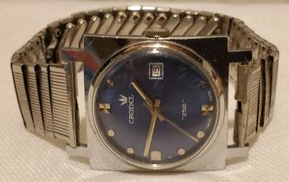 Vtg Cronel 250 Mens Swiss Made Wristwatch