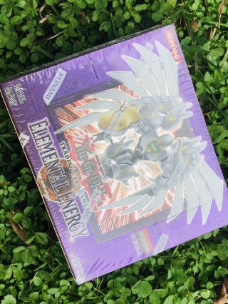 Yugioh Elemental Energy 1st Edition Factory Booster Box 24 Pack Box Rare
