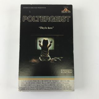 Poltergeist Vhs Rare Big Box 1982 Release Horror