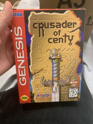 Rare - Crusader Of Centy (sega Genesis,  1994) Cib Complete