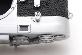 [Rare Mint] Leica M3 Single Stroke 1095626 Chrome 35mm Rangefinder Camera 6519 6