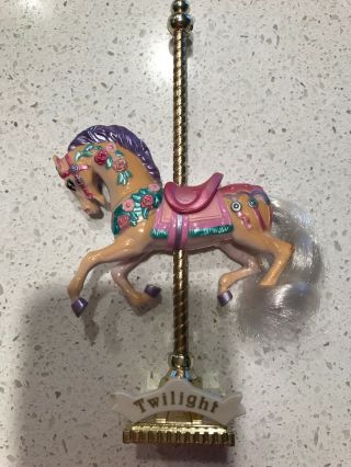 Vintage Rare 1989 Matchbox Carousel Horse " Twilight "
