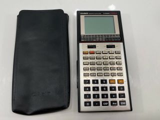 Rare Vintage Casio Fx - 8000g Scientific Graphic Lcd Calculator W/ Case