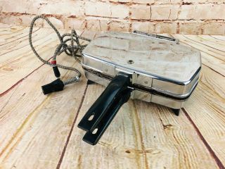 Vintage Magic Maid Model 920 Pizzelle Iron And Sandwich Grill 1100 Watts