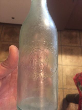 Extremely Rare D.  C.  Steelman Newfield Nj Blob Top Bottle