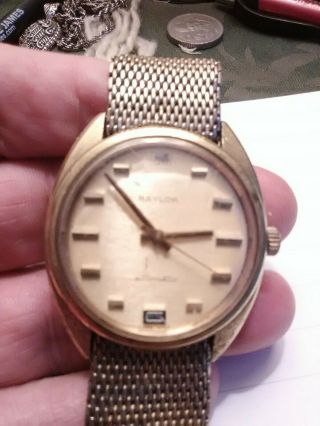 Vintage 17 Jewel Baylor Automatic Wristwatch