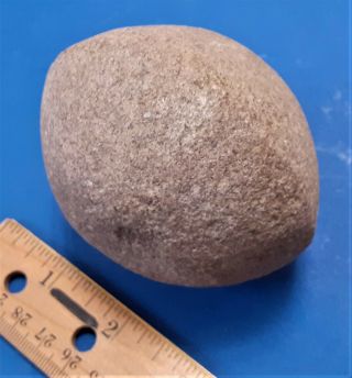 Native American Medium Grinding Stone Pestle - 1 Lbs 3.  5 Ounces
