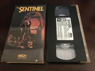 The Sentinel 1976 (mca Home Video Vhs) Chris Sarandon Cult Horror Rare Oop Ln