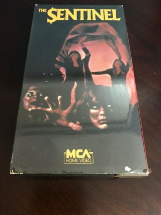 THE SENTINEL 1976 (MCA Home Video VHS) Chris Sarandon Cult Horror Rare OOP LN 3