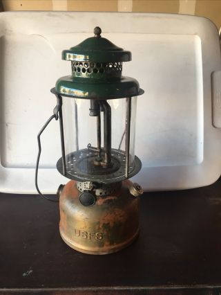 Rare 1930’s Usfs Coleman Lantern Quick Lite Dual Mantle Estate As Found Wow