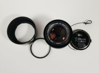 [Rare Top w/hood] Canon FD 55mm f/1.  2 S.  S.  C SSC Aspherical Lens 6