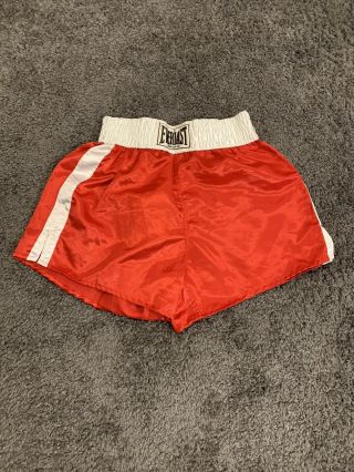 Rare Vintage Everlast Boxing Tyson Trunks Rocky Marciano Roots Of Fight Mma