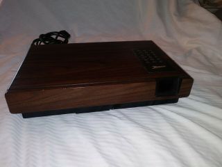 Vintage 80s Cable Tv Box Zenith Model St1600 Rare Brown