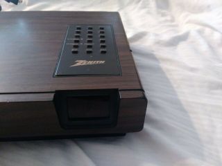 Vintage 80s Cable TV Box Zenith Model ST1600 Rare Brown 2