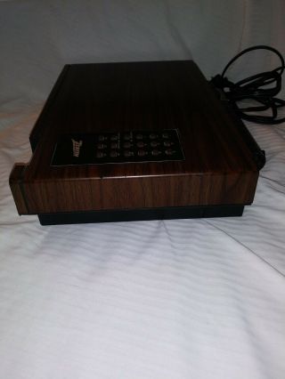 Vintage 80s Cable TV Box Zenith Model ST1600 Rare Brown 3