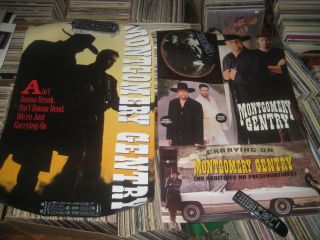 Montgomery Gentry - (carrying On) - 1 Poster - 2 Sided - 24x36 Inches - Nmint - Rare