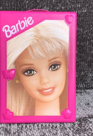 Vintage,  1998,  Barbie,  Pink,  “fashion Doll” Trunk Carrying Case,  Mattel