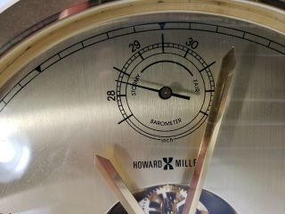 - Vintage Rare - Howard Miller Clock Weather Station Barometer - 4RG897 3