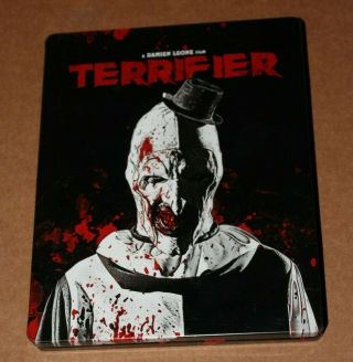 Terrifier Limited Steelbook Blu Ray/dvd Rare Oop Horror Slasher Movie