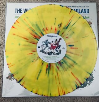 Rare The Wizard Of Oz Lp Rsd Vinyl 2018 Limited Splatter Color Nm Judy Garland