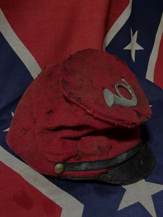 RARE CIVIL WAR UNION MASSACHUSETTS INFANTRY McDowell FORAGE CAP KEPI HAT 4