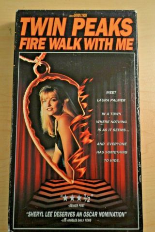 Twin Peaks: Fire Walk With Me (vhs,  1993) Rare,  David Lynch,  Line Cinema