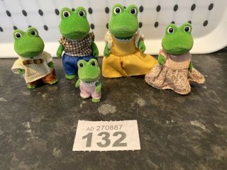 Sylvanian Families Rare Vintage Frogs And Baby