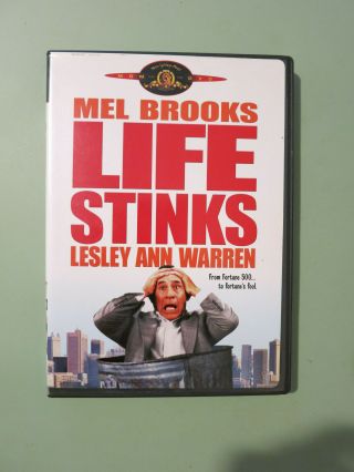 Life Stinks (1991) Dvd / Mel Brooks / Mgm / Rare Oop /