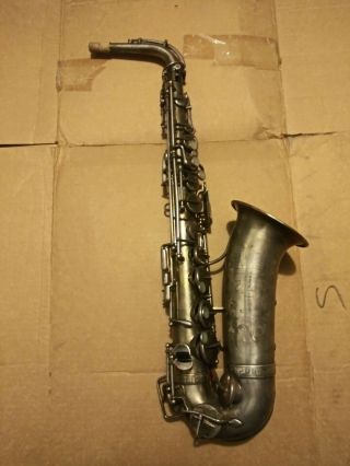 Rare Selmer/paris " Series 1922 " Alto Sax Curved Saxophone - N.  1120