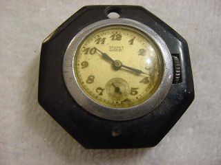 Vintage Antique 1920 Art Deco Bruner Bakelite Display Case Pocket Watch