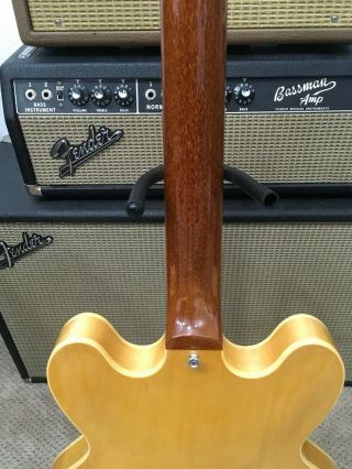 2007 Gibson Custom Shop ES - 335 Rare Fat Neck Model,  Natural Blonde,  Ex 6