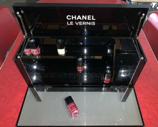 Chanel Display Case Very Rare Authentic Counter Top Nail Display