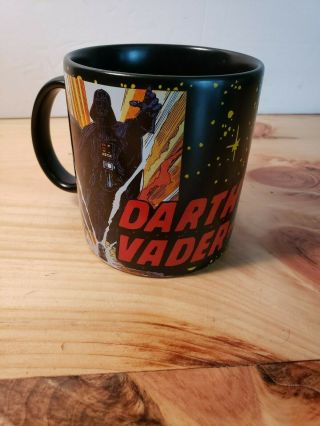 DISNEY STORE STAR WARS DARTH VADER CERAMIC MUG COFFEE CUP AUTHENTIC RARE L@@K 3