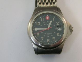 Wenger Swiss Army Watch W/ Date & Band 095.  0467