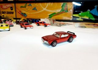 1969 Very Rare Gem Hot Wheels Red Line Olds 442 Magenta,  Beauty