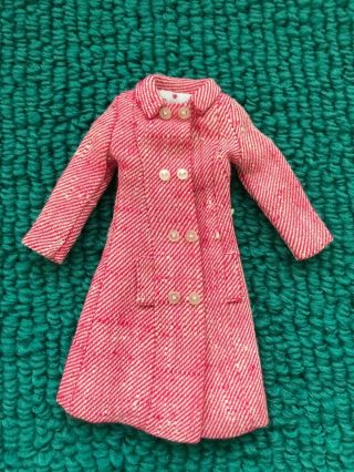 Vintage Barbie Mod Francie 1261 Shoppin Spree Coat - Exc.  (1966)