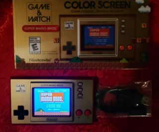 2020 Nintendo Game & Watch Mario Bros.  Handheld Rare